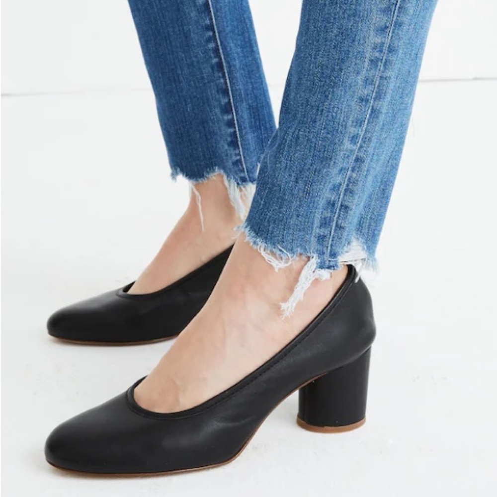 Madewell the Reid leather pump size 6 light wear